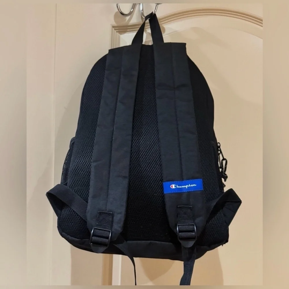 Champion Logo Ascend Backpack Black & Red 15